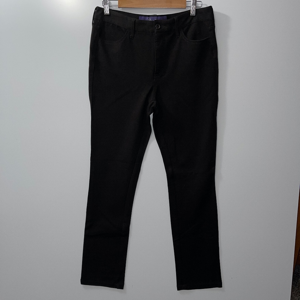 NYDJ STRAIGHT LEG PONTE KNIT PANTS *11531 SZ 10